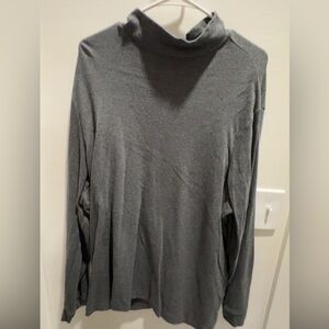 Men's Gray Turtleneck Sweater